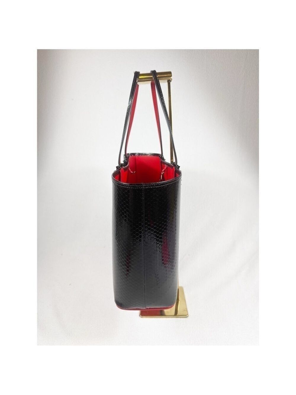 Christian Louboutin Large Cabata Birdy Tote – Black Patent - Picture 5 of 16